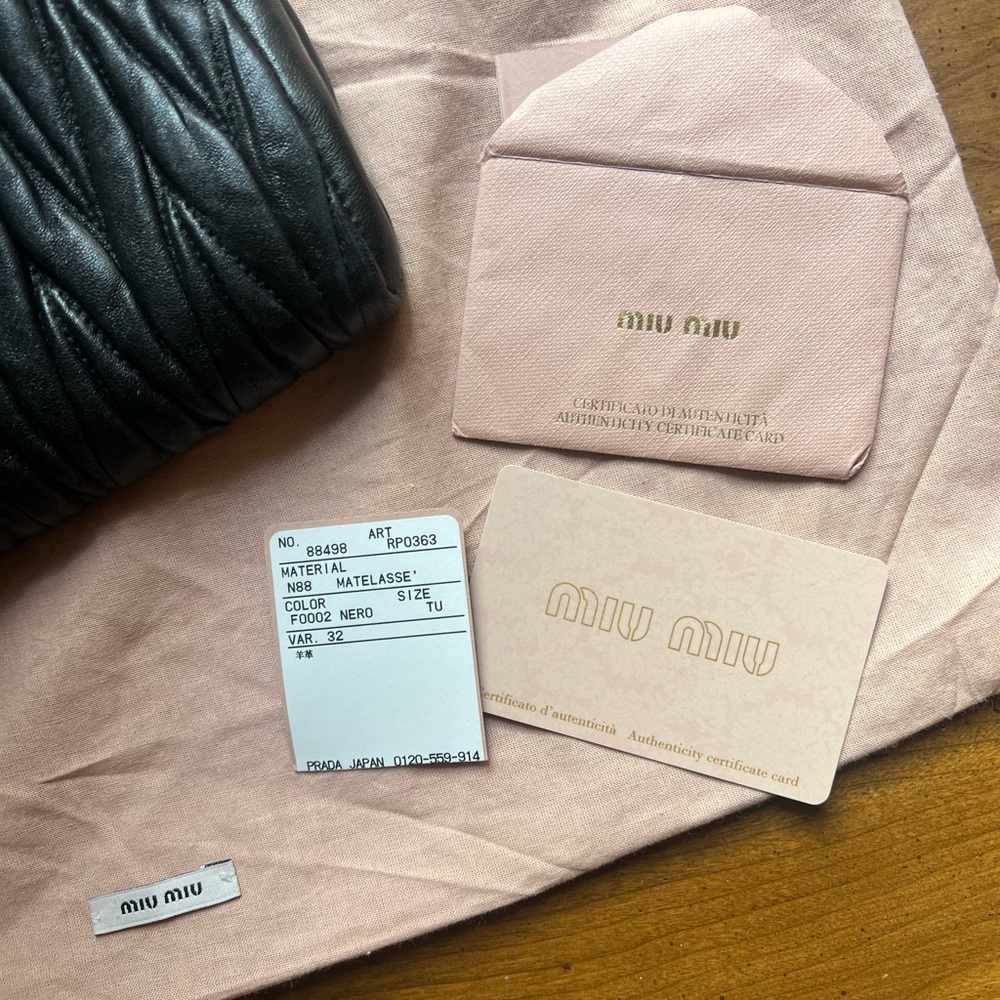 Miu Miu Black Crossbody Bag - Picture 8 of 11